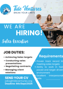 sales executive job poster